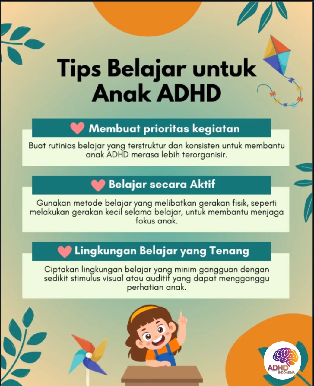 Strategi Belajar yang Cocok untuk Anak ADHD di Kabupaten Pasaman Barat